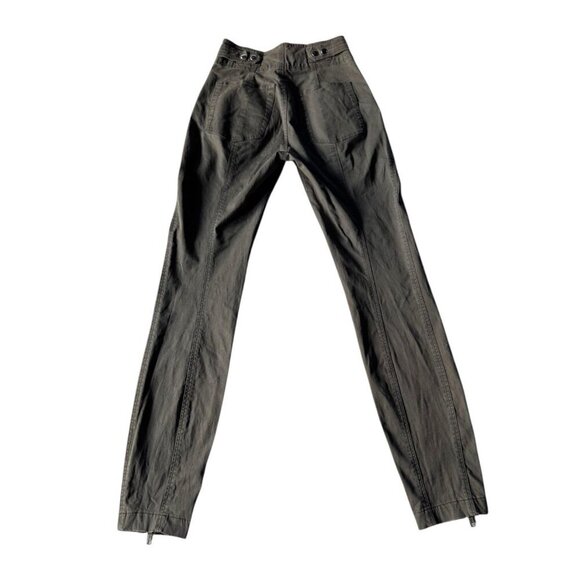 A.L.C Zander On Duty Army Zip Front Pants Women’s Sz 0  Chrissy Teigen Colab - Picture 4 of 12